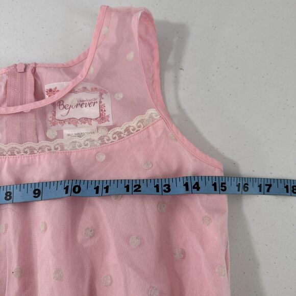 American Girl Beforever‎ Dress Kids 16 Pink Sleveless Ball Gown Formal Party - Picture 6 of 12